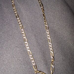 10K Gold plated Sterling Silver Italian Chain